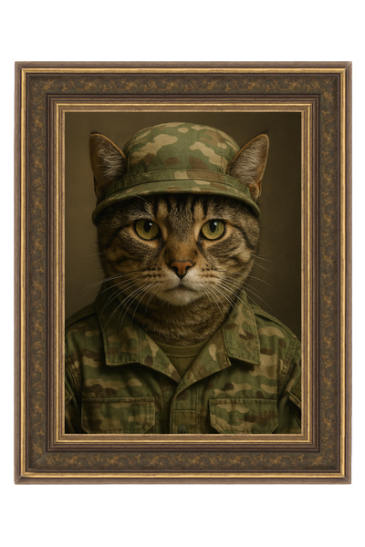 Army - Custom Pet Portrait