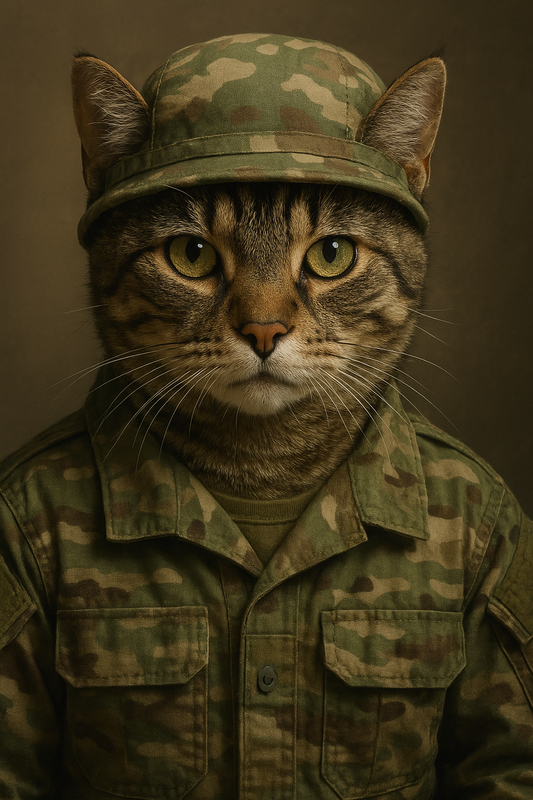 Army - Custom Pet Portrait