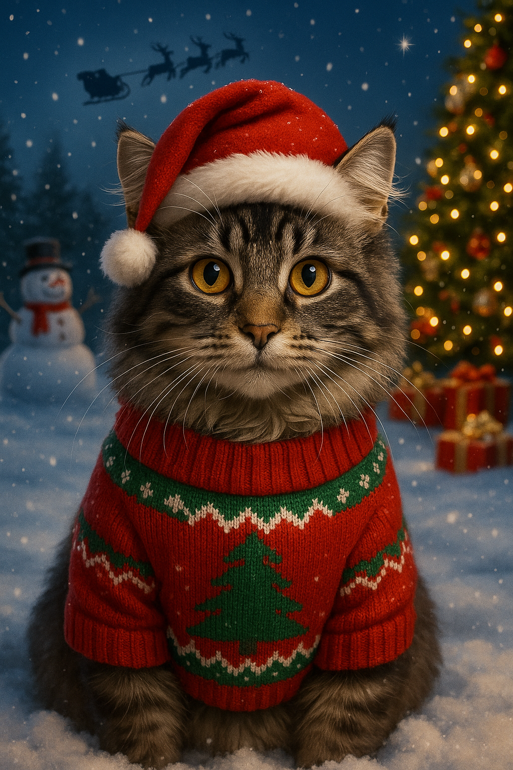 Christmas - Custom Pet Portrait