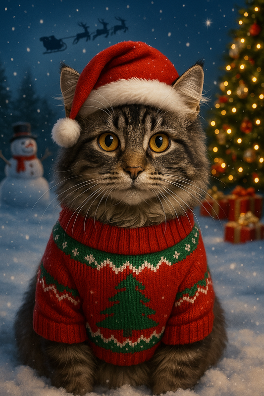 Christmas - Custom Pet Portrait