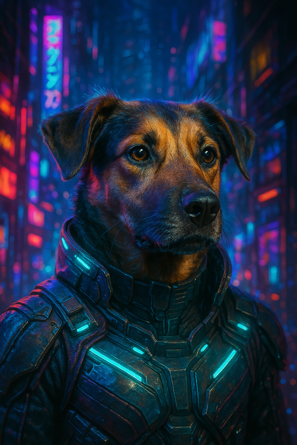 Cyberpunk - Custom Pet Portrait
