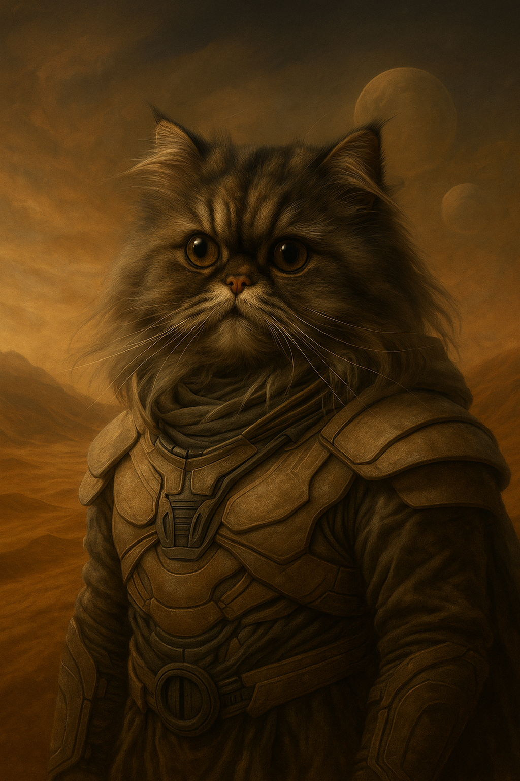 Dune: The Pawssiah - Custom Pet Portrait