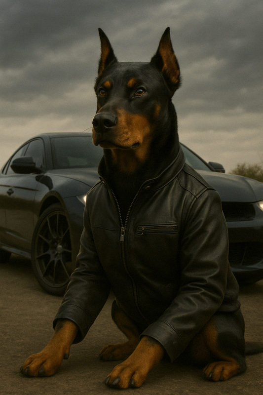 Fast & The Pawrious - Custom Pet Portrait