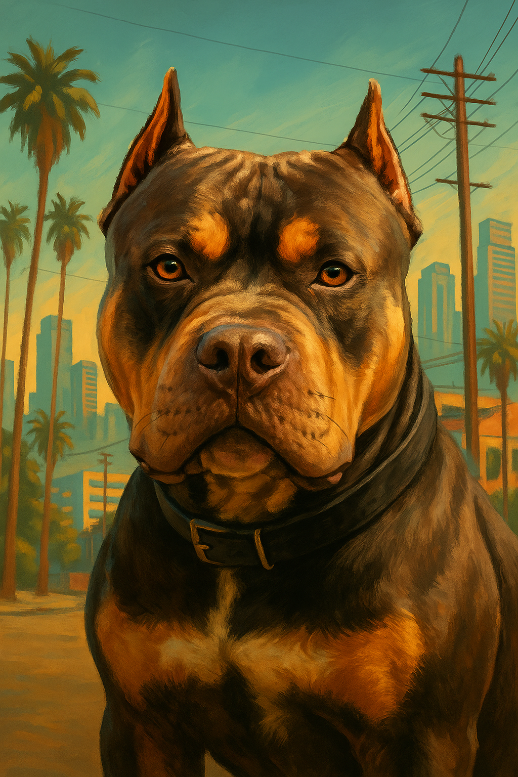 Grand Theft Paws - Custom Pet Portrait