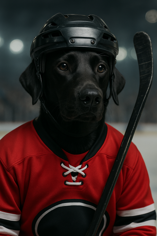 Hockey - Custom Pet Portrait