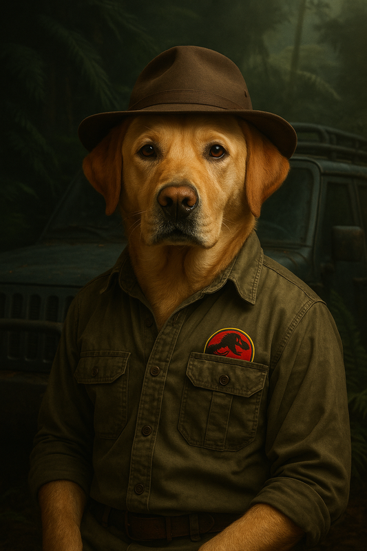 Jurassic Paws - Custom Pet Portrait