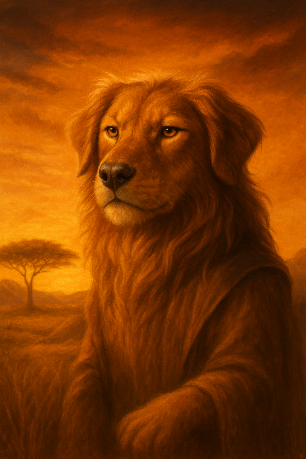Lion Paws - Custom Pet Portrait