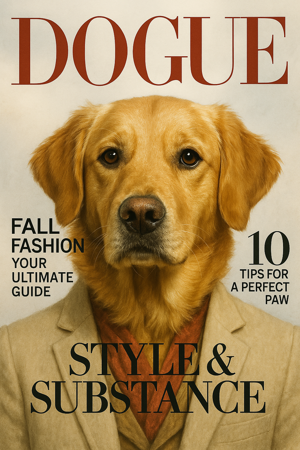 Magazine - Custom Pet Portrait