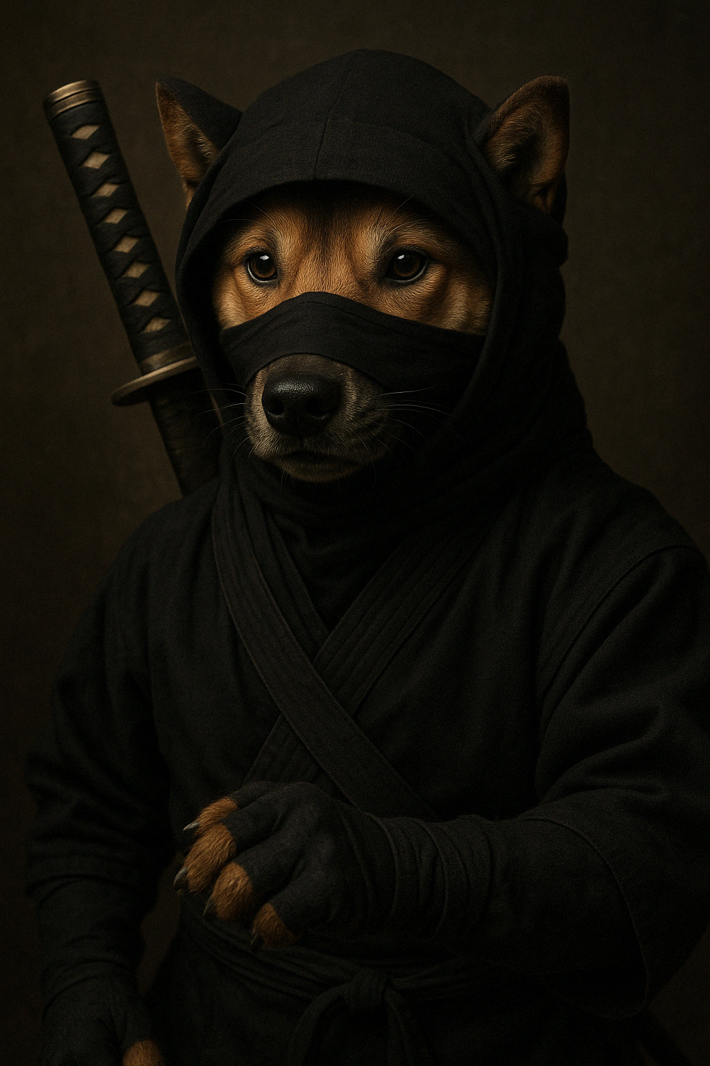 Ninja - Custom Pet Portrait