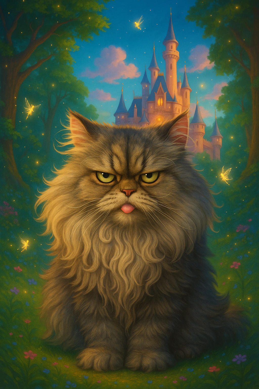 Pawsney - Custom Pet Portrait