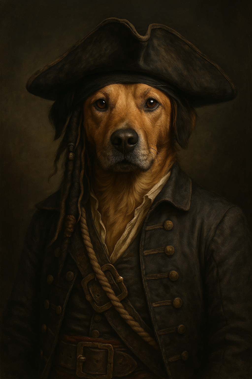 Pirate - Custom Pet Portrait
