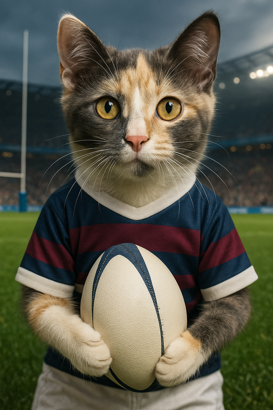 Rugby - Custom Pet Portrait