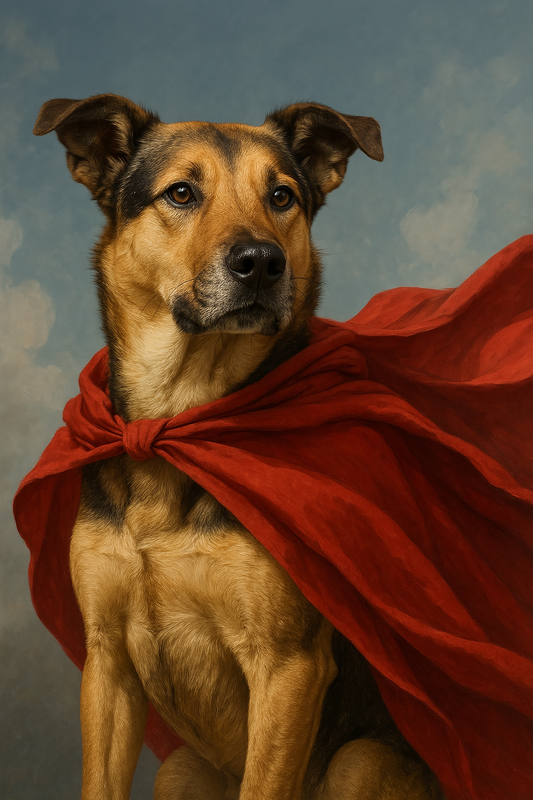 Superhero - Custom Pet Portrait