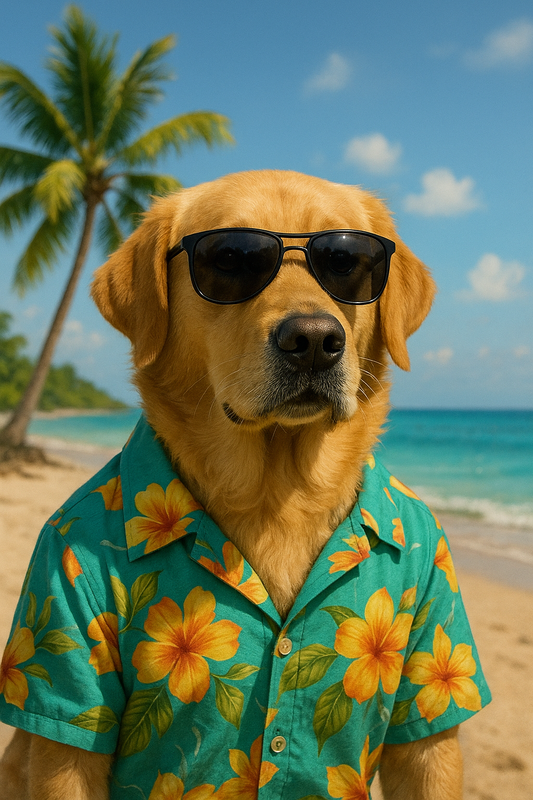 Vacation - Custom Pet Portrait