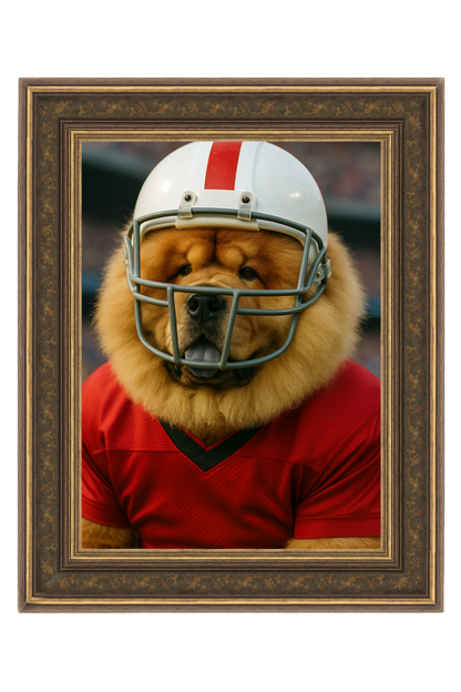 American Football - Custom Pet Portrait