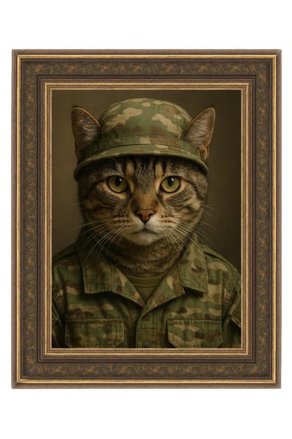 Army - Custom Pet Portrait