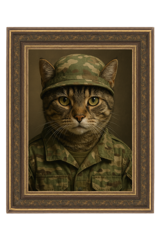 Army - Custom Pet Portrait