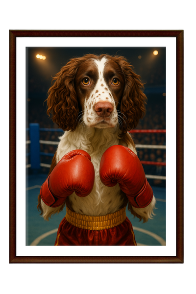 Boxing - Custom Pet Portrait