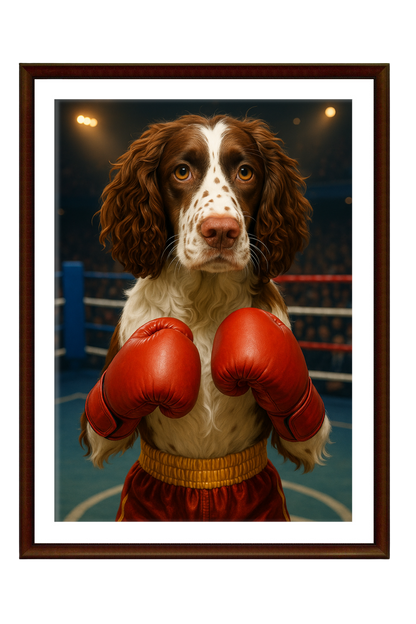 Boxing - Custom Pet Portrait