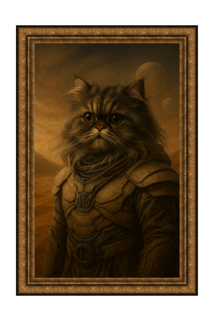 Dune: The Pawssiah - Custom Pet Portrait
