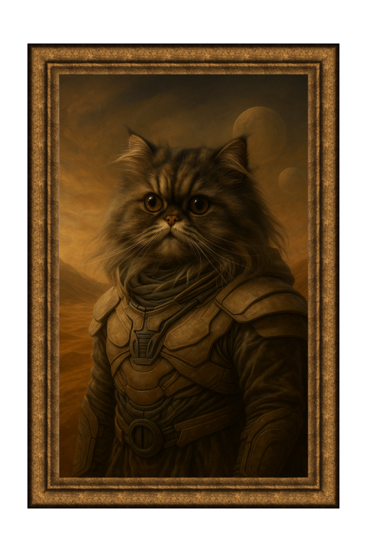 Dune: The Pawssiah - Custom Pet Portrait