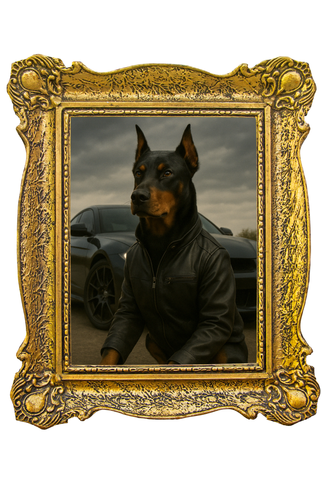 Fast & The Pawrious - Custom Pet Portrait