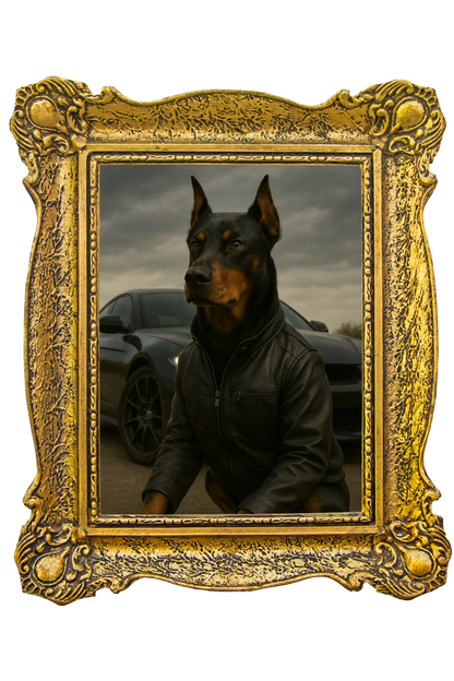Fast & The Pawrious - Custom Pet Portrait