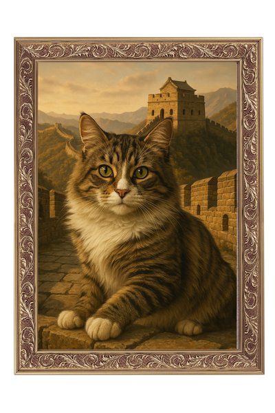 The Great Wall of China - Custom Pet Portrait
