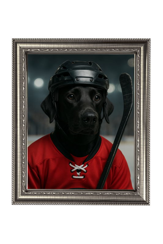 Hockey - Custom Pet Portrait