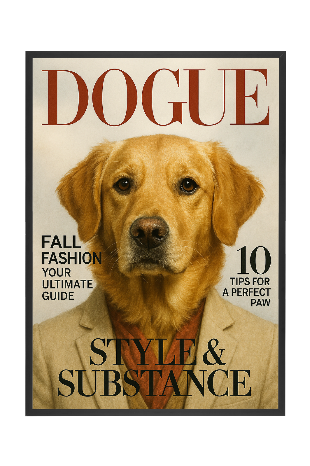 Magazine - Custom Pet Portrait