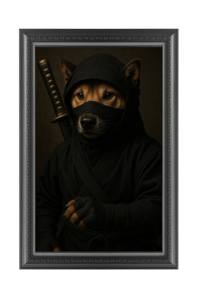 Ninja - Custom Pet Portrait
