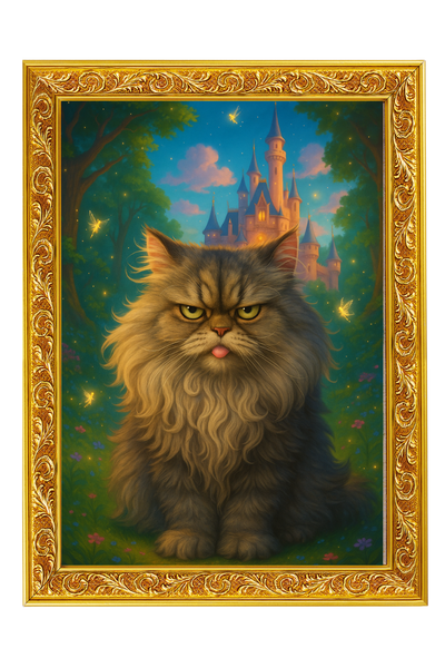 Pawsney - Custom Pet Portrait