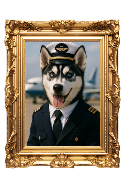 Pilot - Custom Pet Portrait