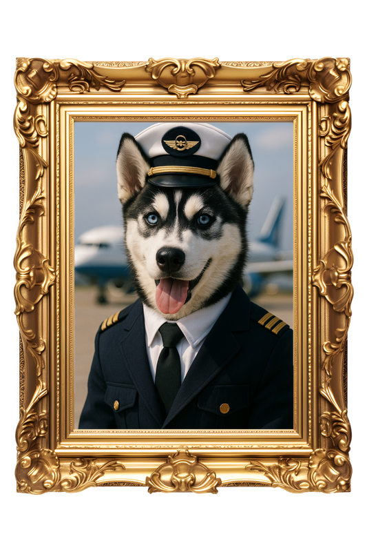 Pilot - Custom Pet Portrait