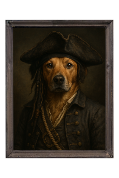 Pirate - Custom Pet Portrait