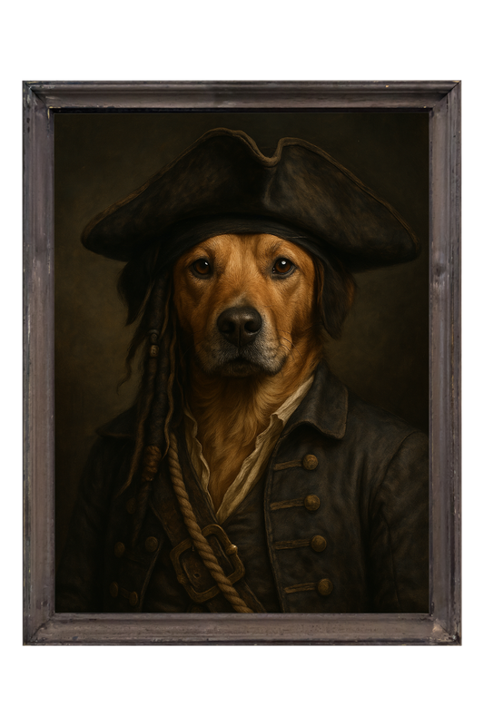 Pirate - Custom Pet Portrait