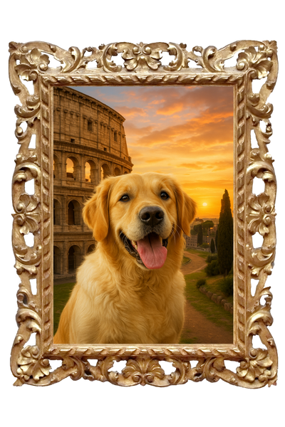 Rome Colosseum - Custom Pet Portrait