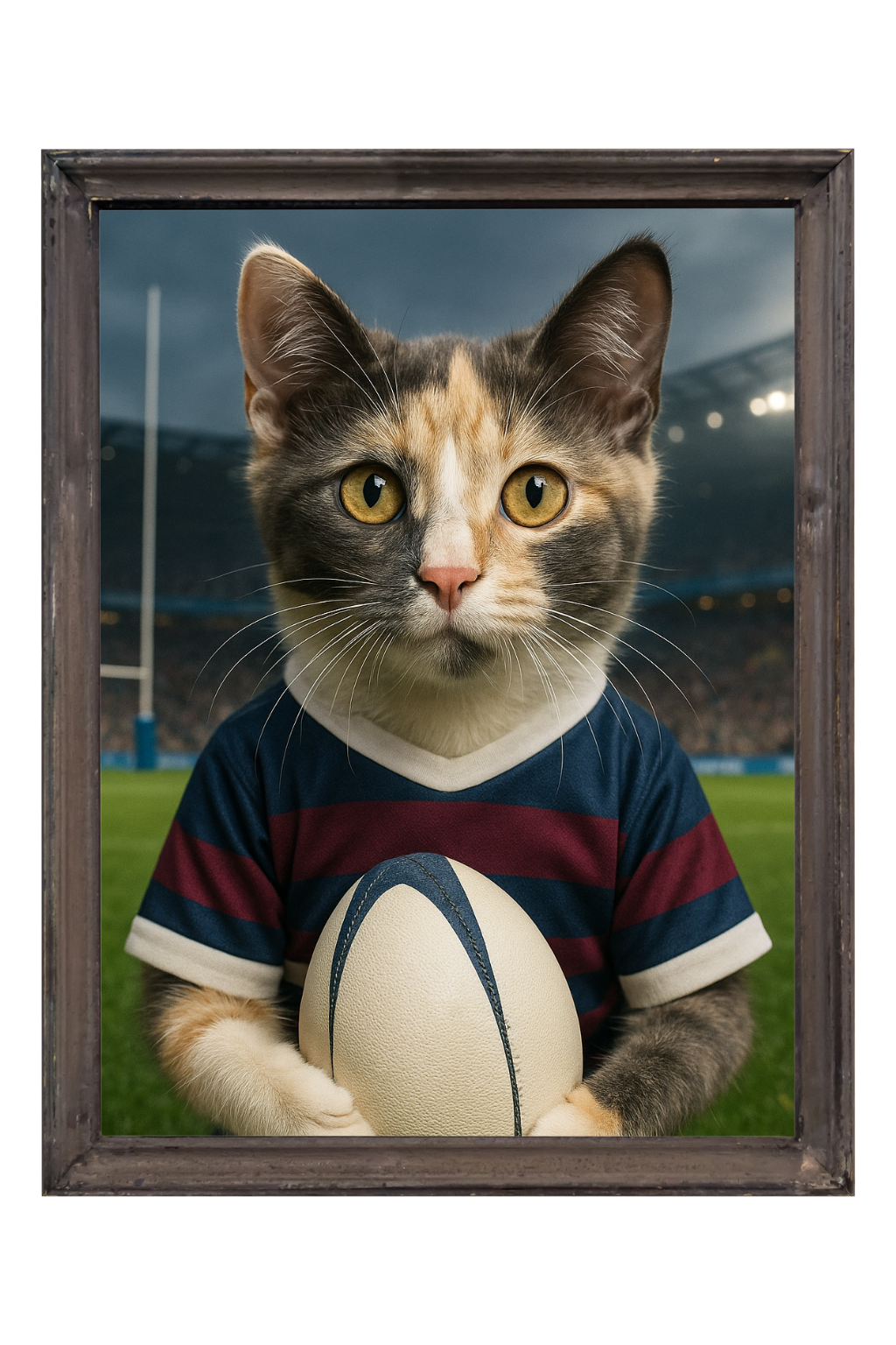 Rugby - Custom Pet Portrait