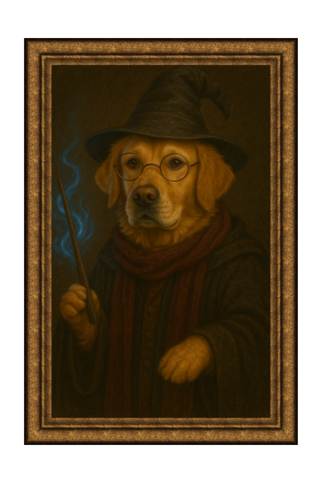 Wizarding Paw - Custom Pet Portrait